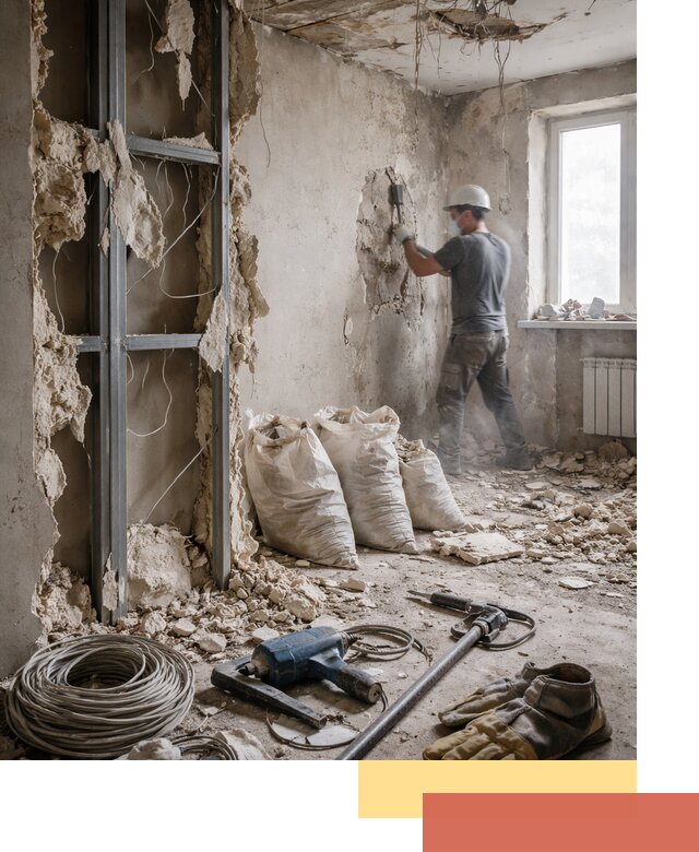 Профессиональный демонтаж зданий и конструкций в Вологде