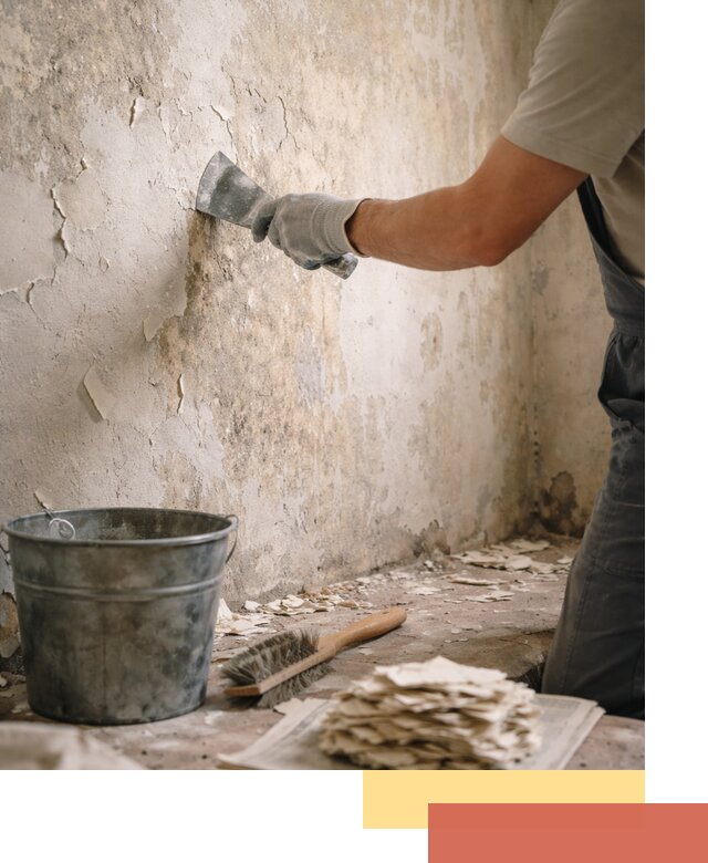 Удаление старой краски со стен в Вологде качественно и быстро