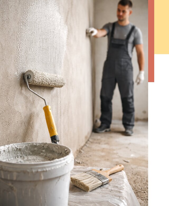 Нанесение бетоноконтакта на стены в Вологде от 4314 руб. быстро и недорого | ОТДЕЛОЧНИК-Вгд