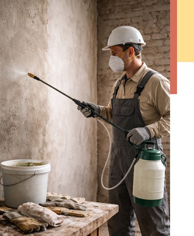 Антисептическая обработка стен в Вологде от 1233 руб. — быстро и недорого | ОТДЕЛОЧНИК-Вгд