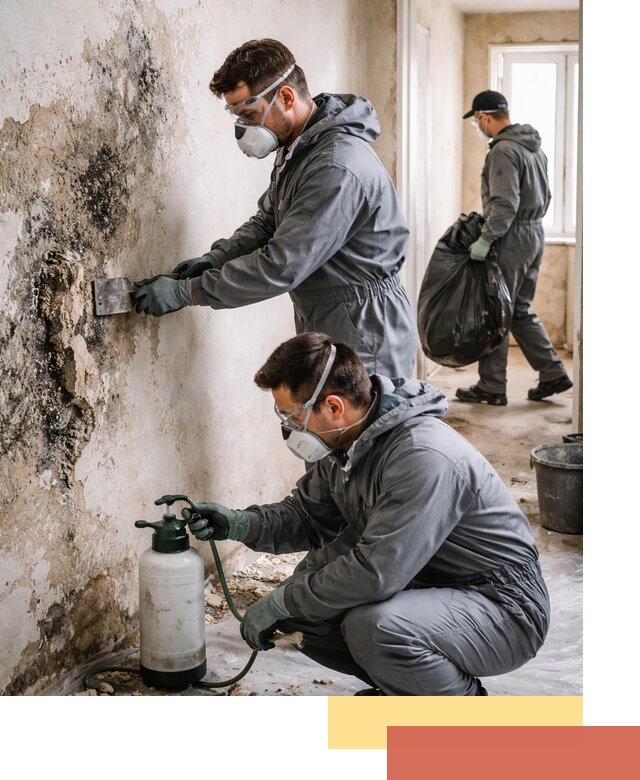 Удаление плесени со стен профессионально в Вологде