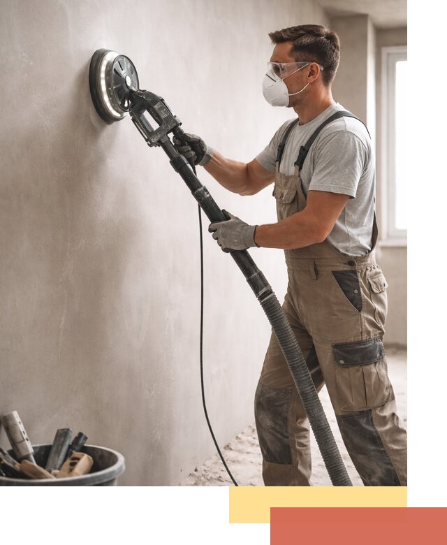 Профессиональная шлифовка стен в Вологде быстро и качественно