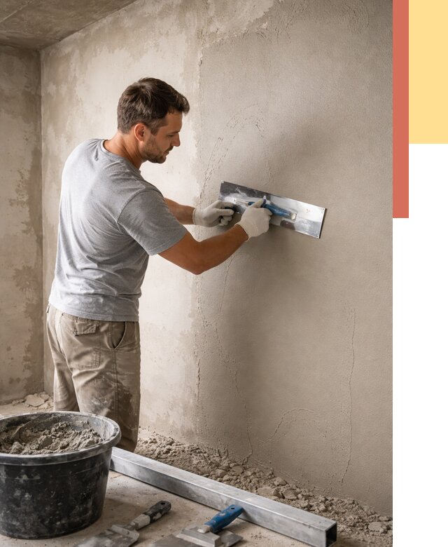 Штукатурка стен без маяков в Вологде от 7396 руб/м2 — услуги и цена | ОТДЕЛОЧНИК-Вгд