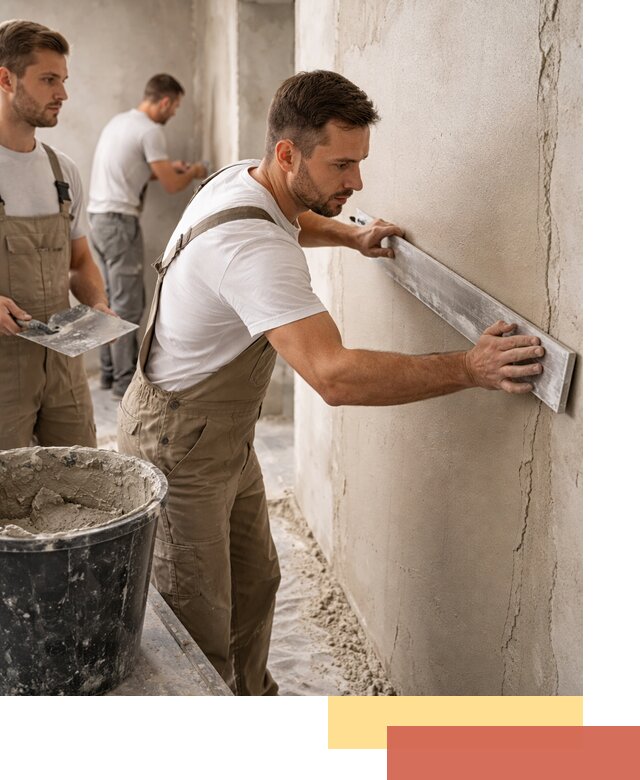 Штукатурка стен без маяков в Вологде быстро и качественно