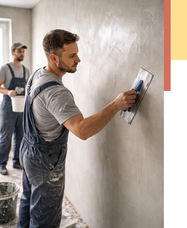 Глянцевание штукатурки стен в Вологде от 7704 руб. — услуги и затирка | ОТДЕЛОЧНИК-Вгд