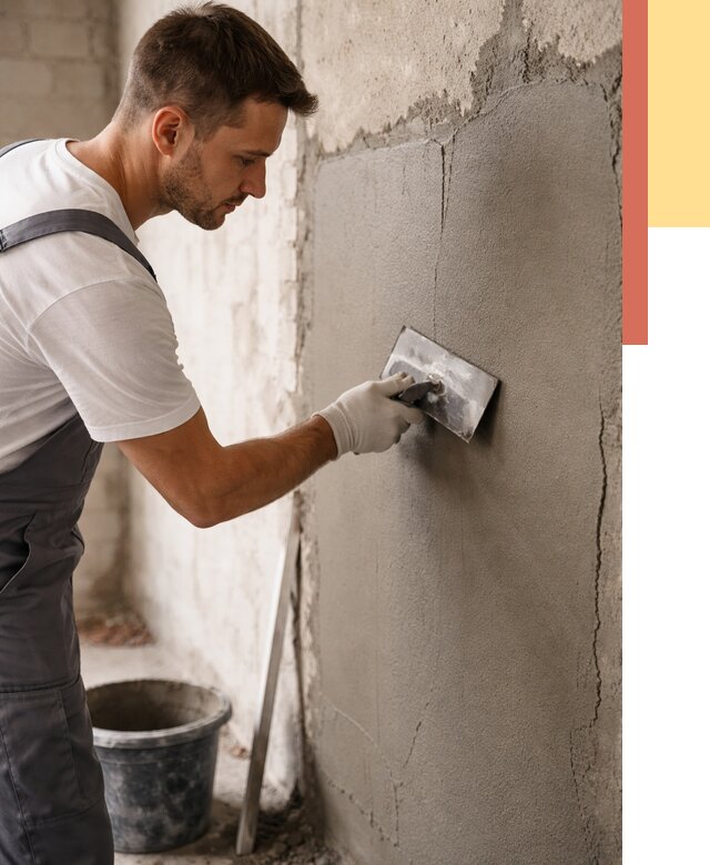 Штукатурка стен под плитку в Вологде от 4314 руб./м2 — выравнивание под плитку | ОТДЕЛОЧНИК-Вгд