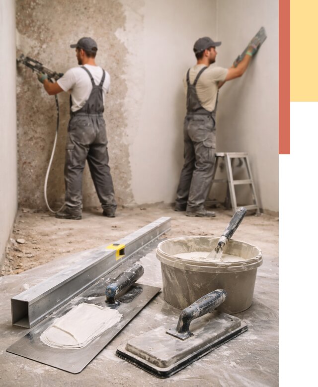 Штукатурка стен под обои в Вологде от 4622 руб./м2 — выравнивание под обои | ОТДЕЛОЧНИК-Вгд