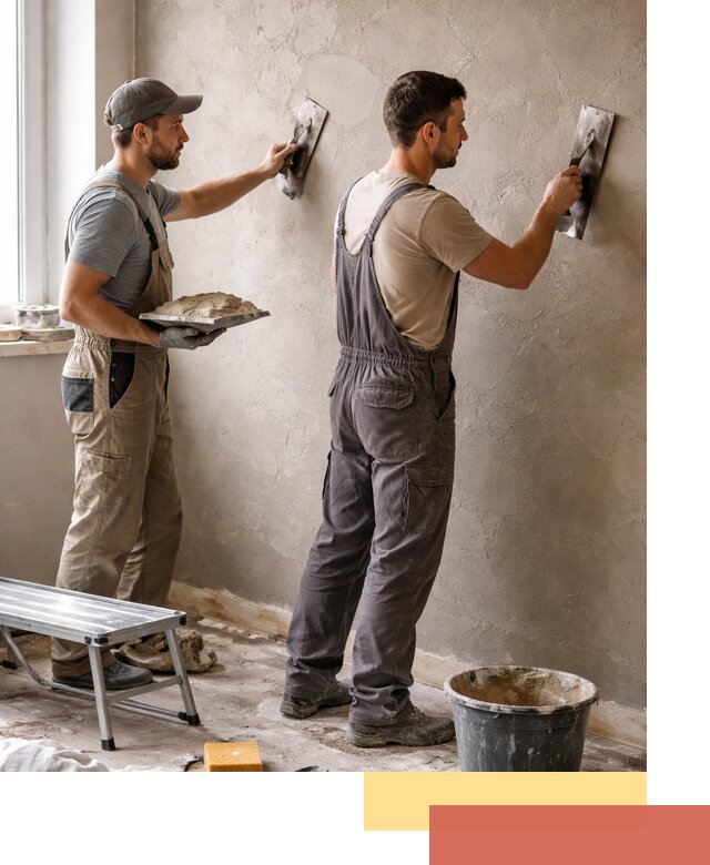 Ремонт декоративной штукатурки и восстановление фактуры в Вологде