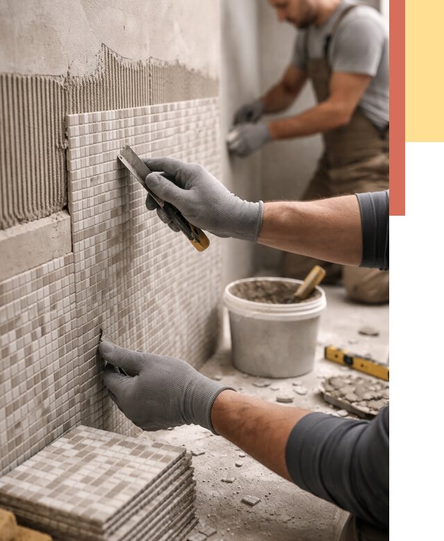 Облицовка стен мозаикой в Вологде от 3287 руб/м2 — укладка мозаики на стены | ОТДЕЛОЧНИК-Вгд