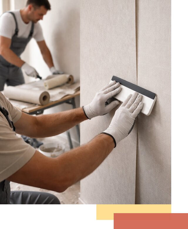 Поклейка обоев под покраску в Вологде профессионально и быстро