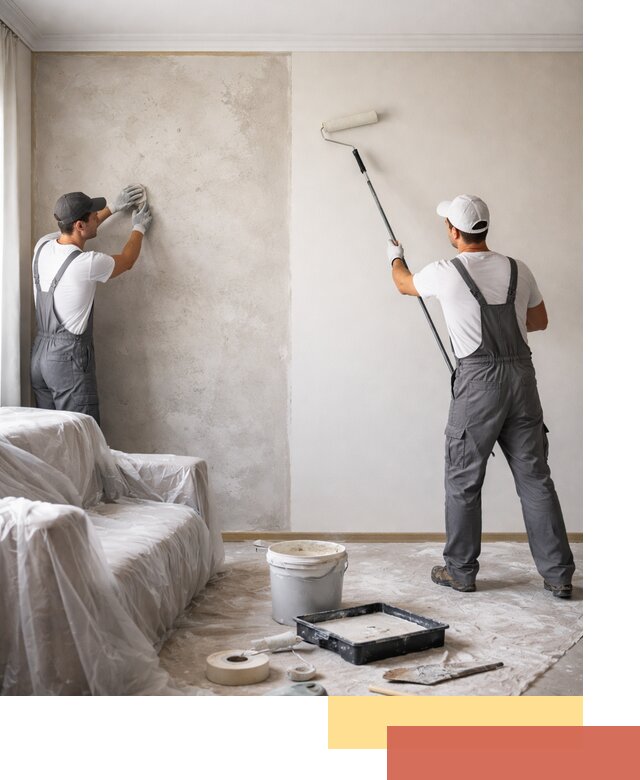 Покраска стен антивандальной краской в Вологде