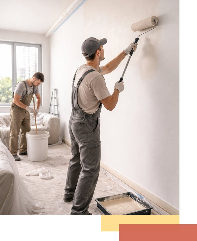 Покраска стен в офисе в Вологде — быстрый и качественный ремонт