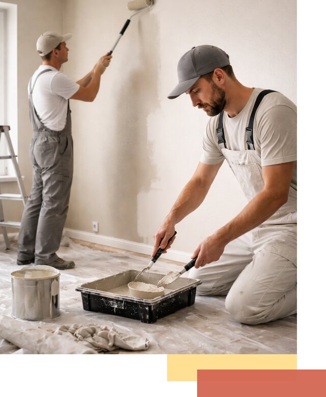 Покраска стен в квартире в Вологде — профессионально и аккуратно