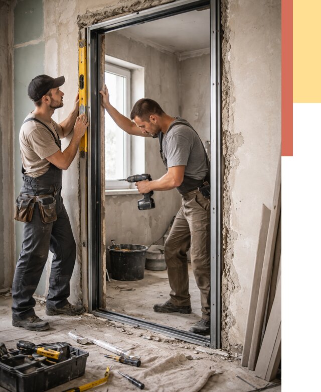 Закладка дверного проема в Вологде от 3595 руб. — быстро и недорого | ОТДЕЛОЧНИК-Вгд