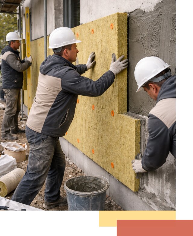 Утепление стен минватой в Вологде — тепло и звукоизоляция