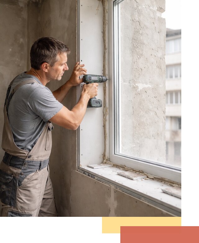 Монтаж гипсокартонных откосов в Вологде под ключ