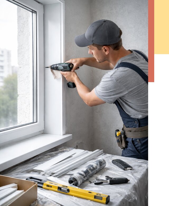 Установка пластиковых откосов в Вологде от 2311 руб. | ОТДЕЛОЧНИК-Вгд монтаж, быстро и недорого