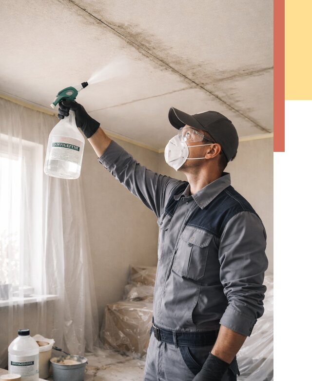 Антисептическая обработка потолка в Вологде от 2568 руб. | ОТДЕЛОЧНИК-Вгд