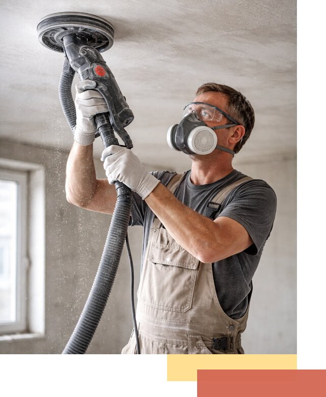 Шлифовка потолка в Вологде — качественная подготовка под отделку