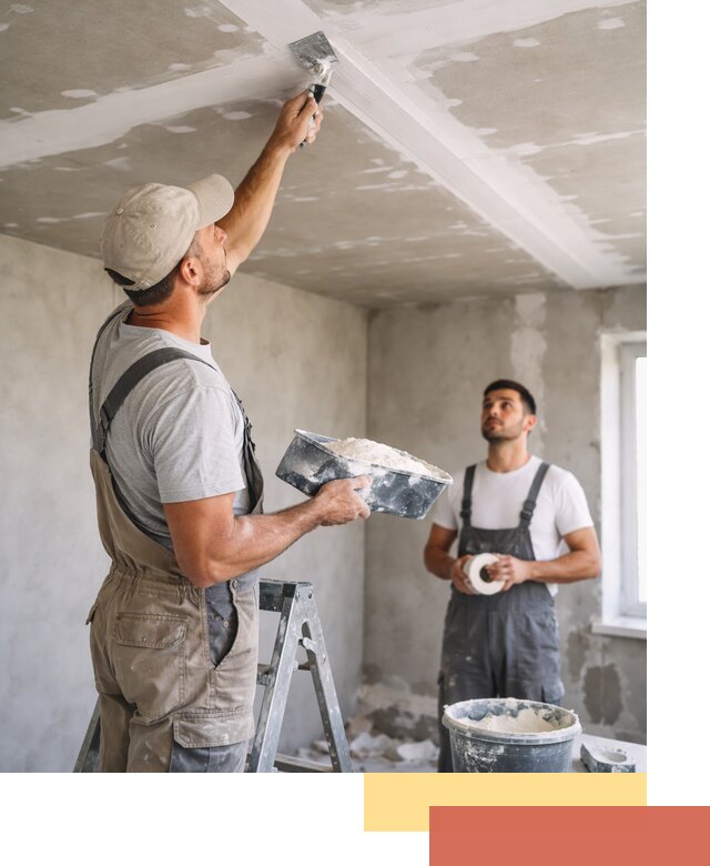 Обработка швов потолка ГКЛ в Вологде: качественная заделка и шпатлевка