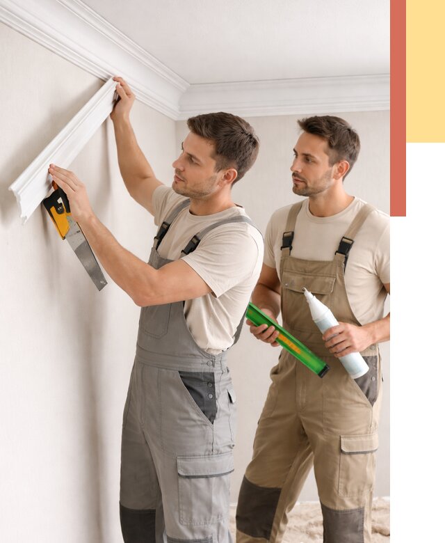 Монтаж потолочного плинтуса в Вологде от 2363 руб. — быстро и недорого | ОТДЕЛОЧНИК-Вгд