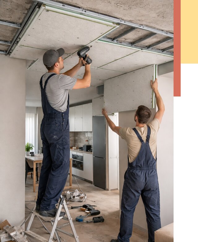 Шумоизоляция потолка панелями зипс в Вологде от 1900 руб. под ключ | ОТДЕЛОЧНИК-Вгд